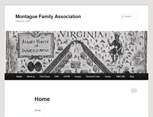 Tablet Screenshot of montaguefamilyassociation.com